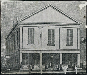 Old Lyceum building, corner of Summer and Market Streets