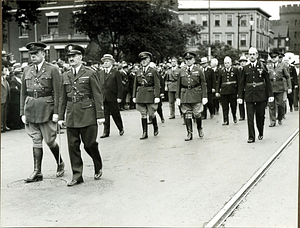 Congressman Connery's funeral: General Agnew and General Dan. Needham, June 21, 1937