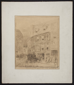 Atwood's Oyster House, Marshall St., Boston, 1890