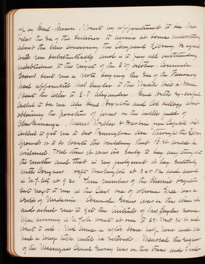Thomas Lincoln Casey Diary, June-December 1888, 078, up by Gen Brown