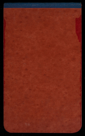 Thomas Lincoln Casey Notebook, February 1890-April 1890, 98, back cover