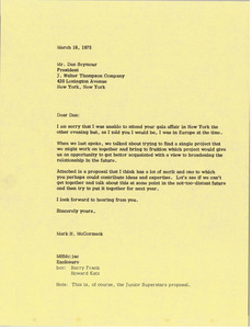 Letter from Mark H. McCormack to Dan Seymour