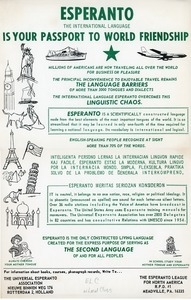 Esperanto, the international language is your passport to world friends!