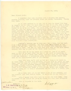 Letter from D.C. Schoppert to Frank F. Newth