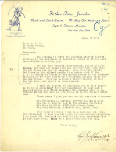 Letter from Clyde L. Thomas to National Association for the Advancement of Colored People