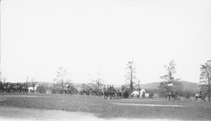 Military parade on Athletic Field