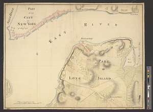 Part of the city of New York, 27th Augt: 1778 [and] part of Long Island