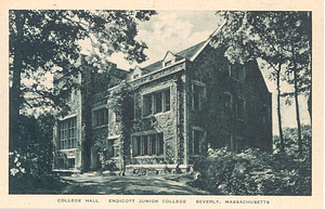 College Hall. Endicott Junior College. Beverly, Massachusetts.