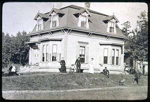 Cliftondale, 587 Lincoln Ave, for Anthony Hatch, Jr., Home of Elinois Hatch Caddy, built by Israel H. Oakman & sons of marshfield, mass.