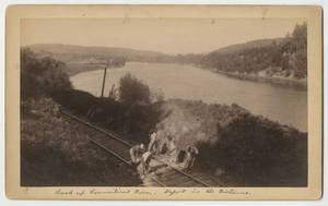 Connecticut River and railroad photographs