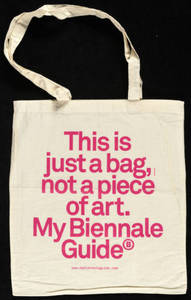 This is just a bag, not a piece of art. : My Biennale Guide : bag