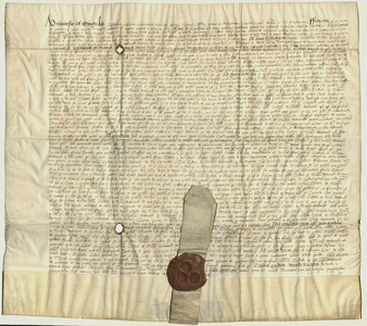 Exemplification of letters of Queen Mary and King Phillip, 1558 November 5