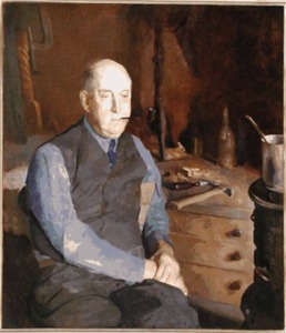 "Portrait of Luther Crowell" Henry Hensche (1901-1992)