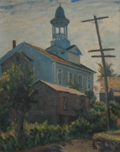 "Untitled (Church, Provincetown)" Ernest E. Perry (1900-1990)