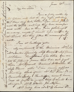 Letters from John Fothergill Waterhouse to Elizabeth Watson (Waterhouse) Ware and Mary (Waterhouse) Ware