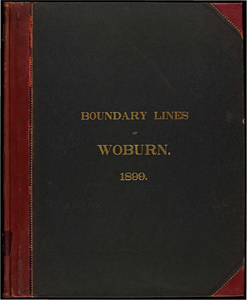 Atlas of the boundaries of the city of Woburn, Middlesex County