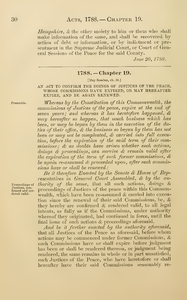 1790 Chap. 0019 An Act To Incorporate And Establish A Society By The Name Of The Humane Society Of The Commonwealth Of Massachusetts.