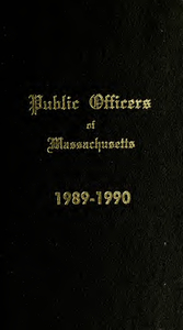 Public officers of the Commonwealth of Massachusetts (1989-1990)