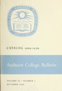 Amherst College Catalog 1969/1970