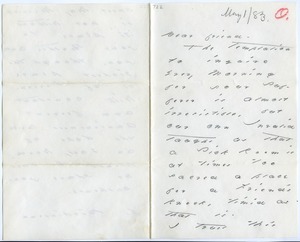 Emily Dickinson letter to Charles H. Clark