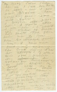 Emily Dickinson letter to Otis Phillips Lord