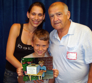 Robyn, Neo and John Savarese at the Waltham Mass. Memories Road Show