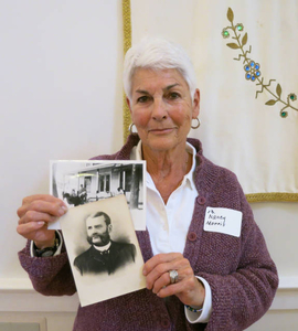 Nancy Morris at the Martha's Vineyard Mass. Memories Road Show