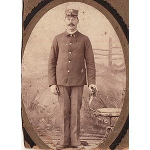 An African American man in uniform