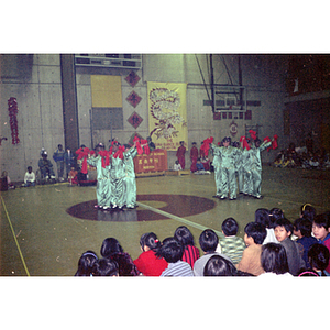 Performers at a Chinese Progressive Association New Year's event