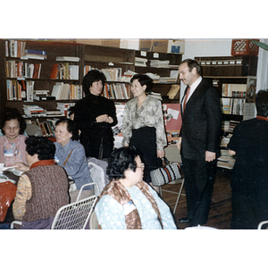 Guests at an event for International Women's Day