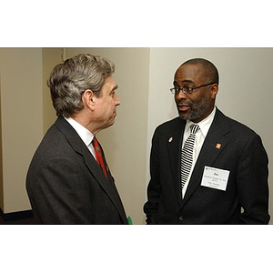 Richard Freeland and Joseph D. Feaster, Jr. at The National Council Dinner