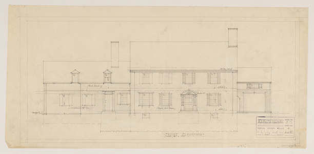 Thomas W. Chesterton house, Wellesley Hills, Mass.