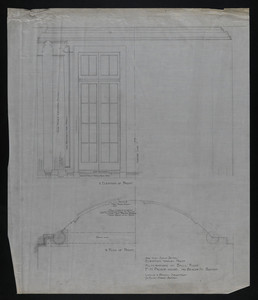 Elevation Toward Front, Alterations in Ball Room, F.H. Prince House, 190 Beacon Street, Boston, undated