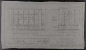 Scale Drawing of Sun Porch, House at Brookline, Mass. for Mrs. Talbot C. Chase, Feb. 3, 1930