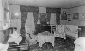 George Sturgis Paine House, "The Oaks," Lincoln St., Worcester, Mass., Bedroom.