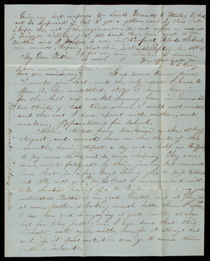 Thomas Lincoln Casey to General Silas Casey, September 20, 1847