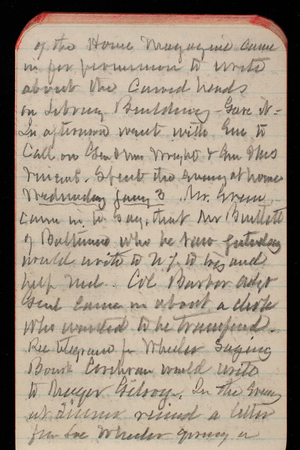 Thomas Lincoln Casey Notebook, November 1893-February 1894, 45, of the House Magazine came