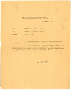 Letter from Lloyd E. Walsh to Fred B. Bate