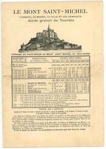 Le Mont Saint-Michel Tourist Guide