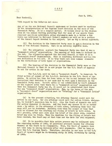 Letter from Richard Morford to Rockwell Kent
