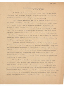 Trade unions and colored workers
