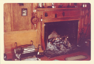 William P. Brooks homestead fireplace