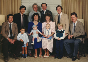 Harold and Ruth Scollin with family