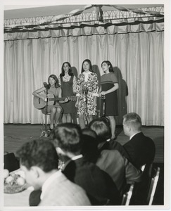 Performers at Thanksgiving celebration