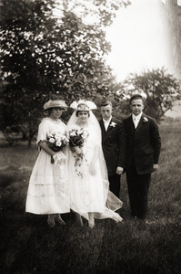 Clarence and Marion Hall wedding