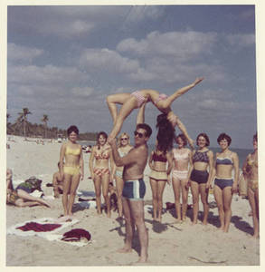 Gymnasts at the beach (Summer 1966)