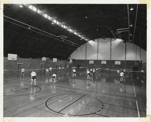 Badminton in Memorial Field Huose (November 16, 1949)