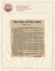 "The Fate of Our Lake, Part 2" Oct. 16, 1986