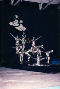 Springfield College men's Olympic tableaux performed at the 1992 USGF Championships