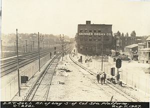 Dorchester Rapid Transit section 1. Right of way south of Columbia Station platform